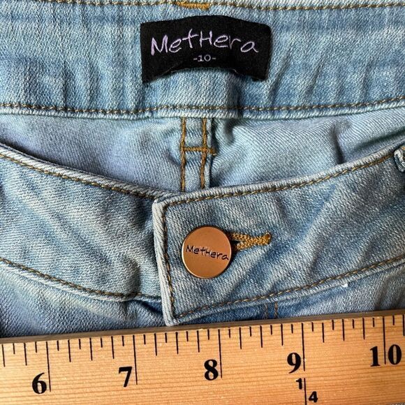 NWT MetHara misuse bootcut jeans light wash size 10 - Picture 4 of 10